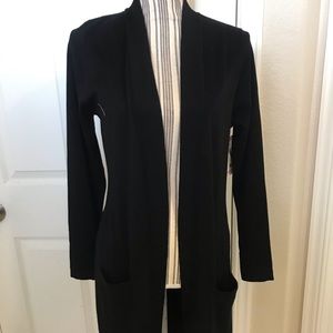Black cardigan